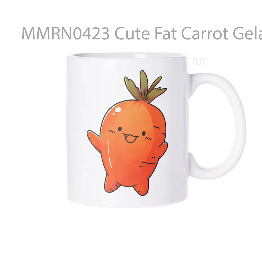 Cute Fat Carrot Gelas Keramik Mug