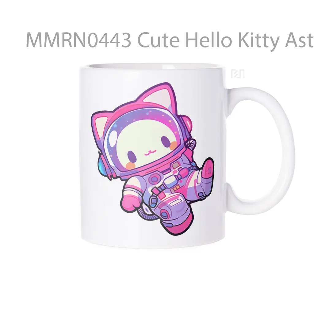 Cute Hello Kitty Astronaut Sanrio Gelas Keramik Mug