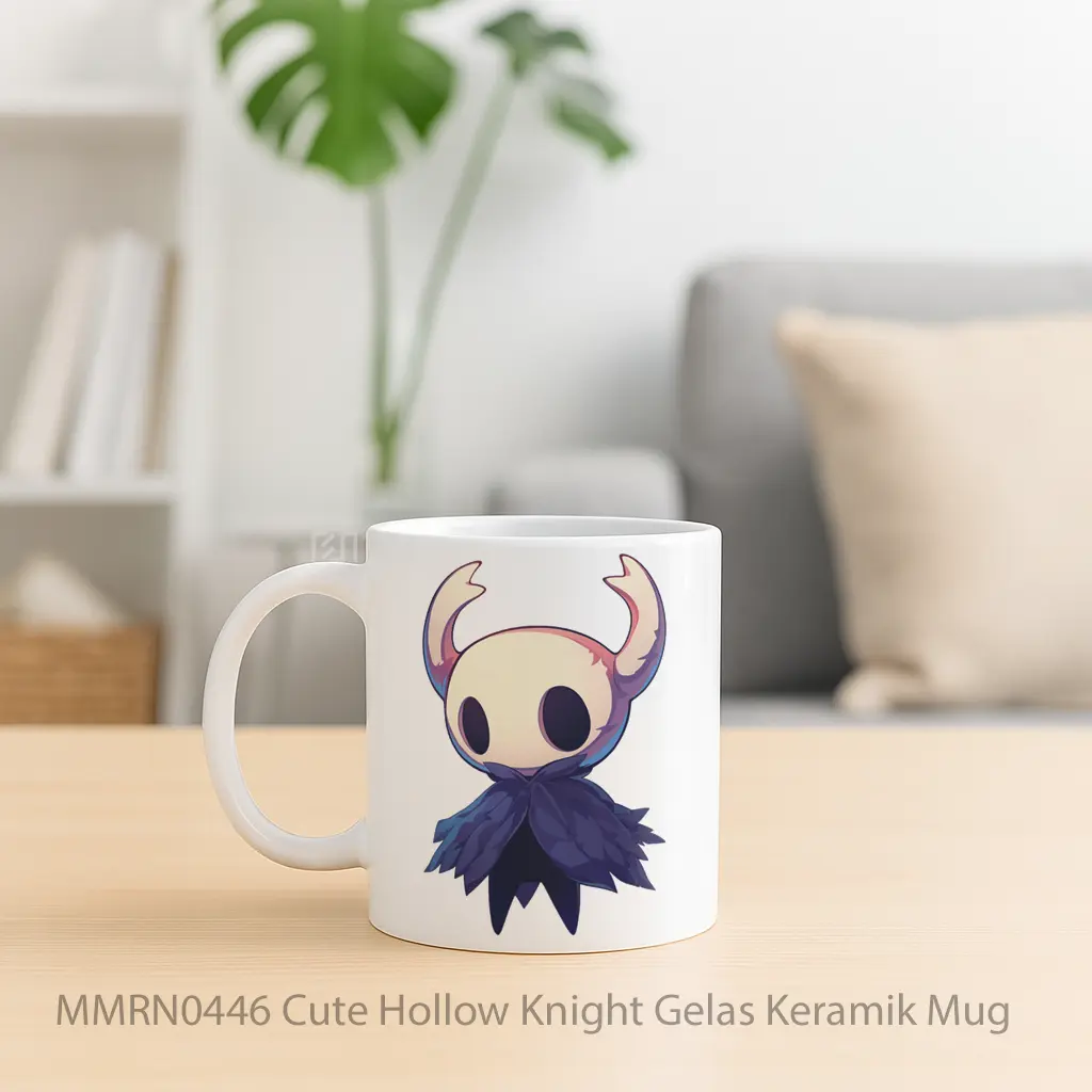 Cute Hollow Knight Gelas Keramik Mug - Sudut 2