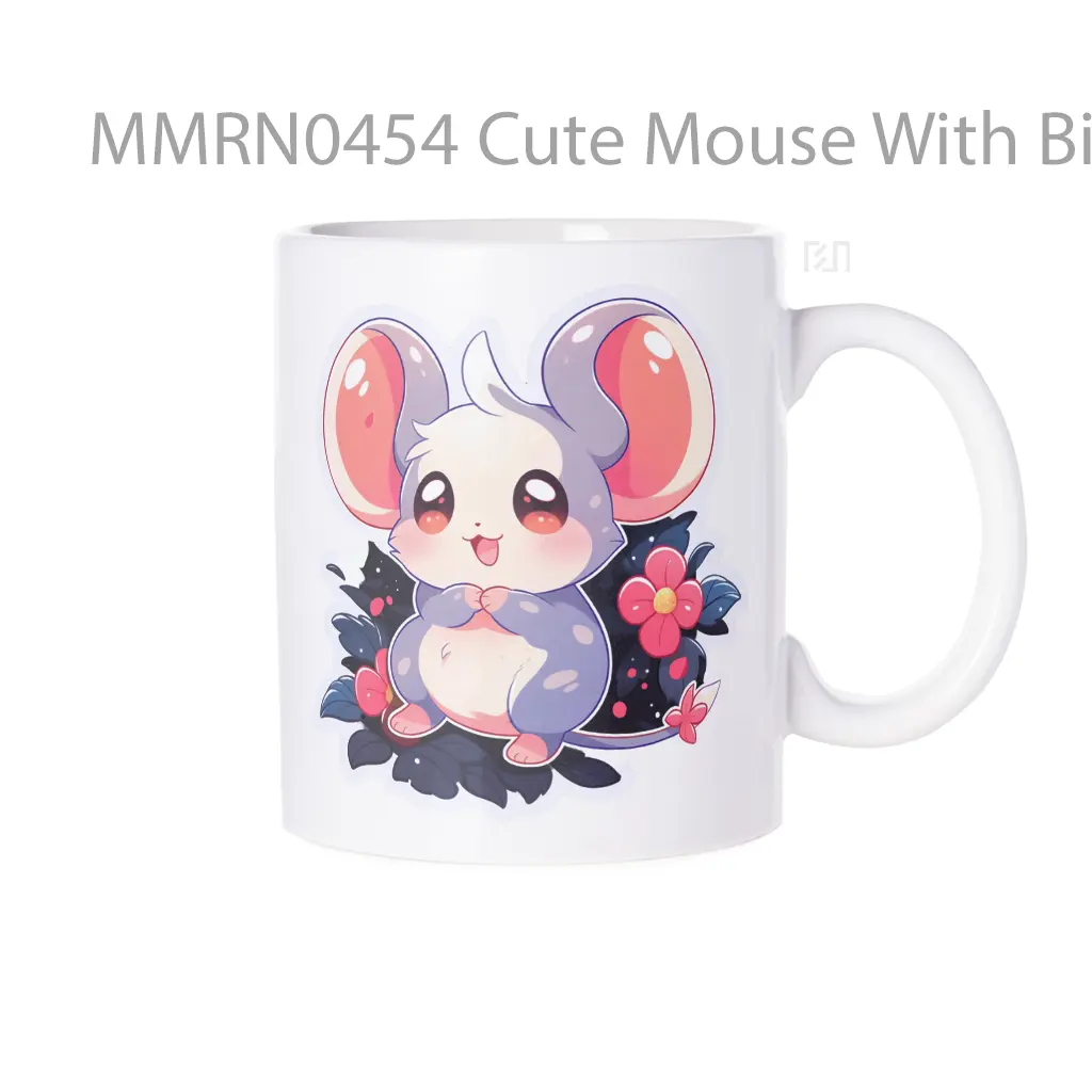 Cute Mouse With Big Ears Gelas Keramik Mug
