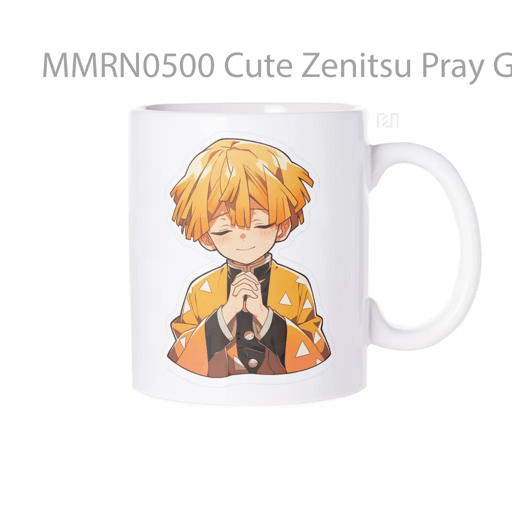 Cute Zenitsu Pray Gelas Keramik Mug