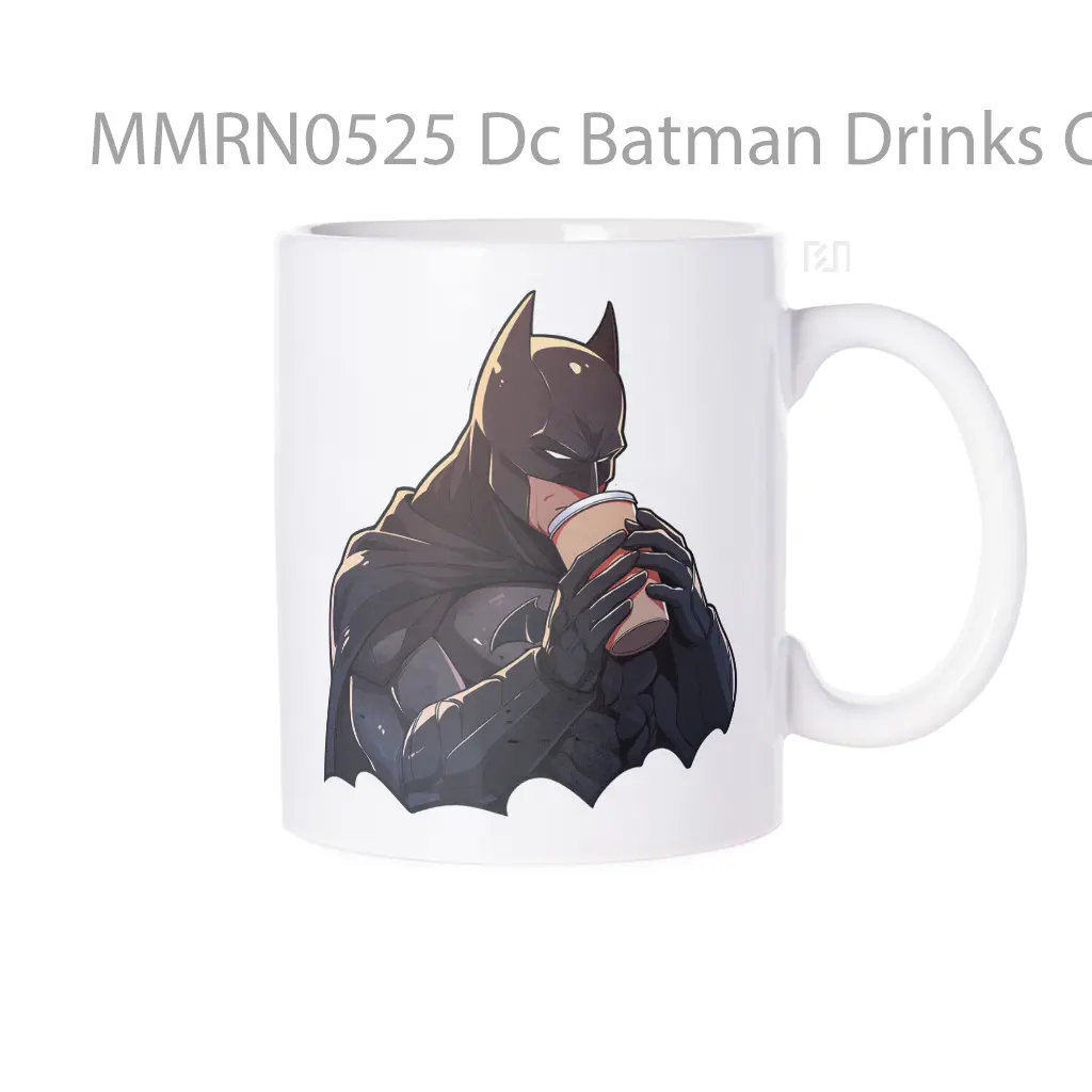 Dc Batman Drinks Coffee Gelas Keramik Mug