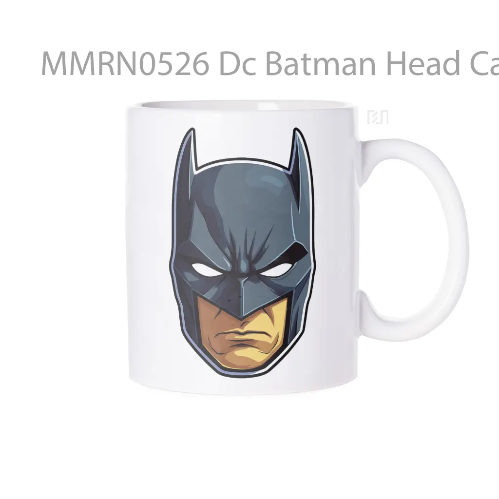 Dc Batman Head Cartoon Gelas Keramik Mug