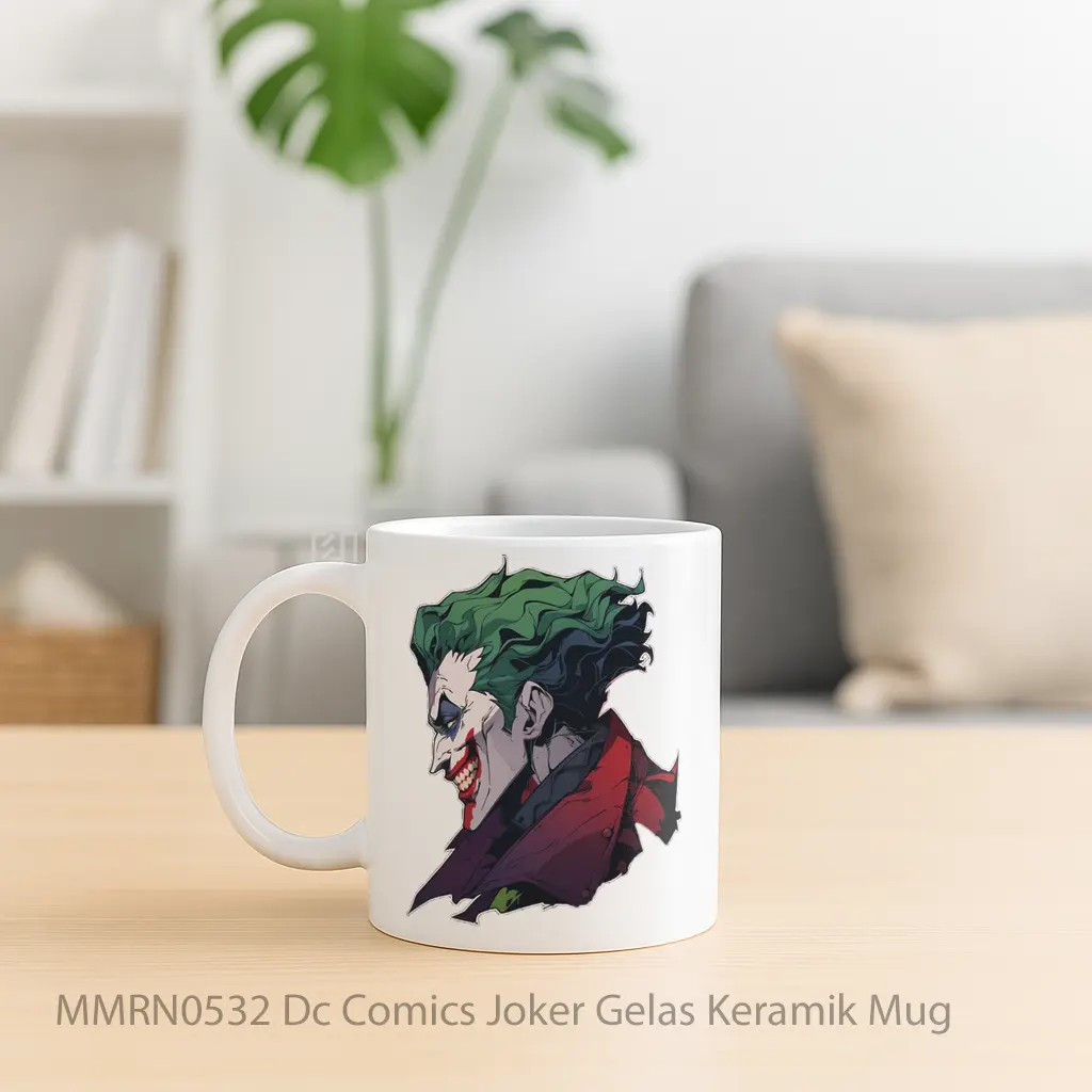 Dc Comics Joker Gelas Keramik Mug - Sudut 2