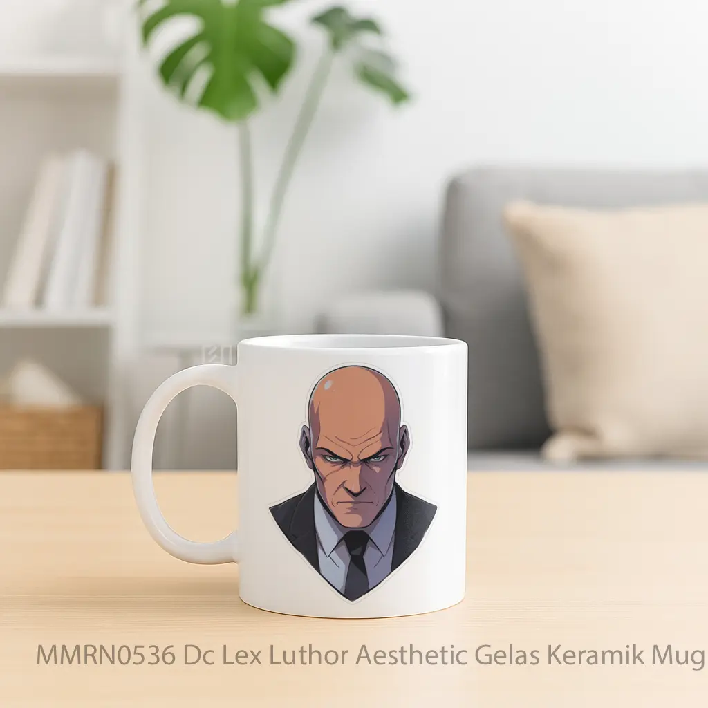 Dc Lex Luthor Aesthetic Gelas Keramik Mug - Sudut 2