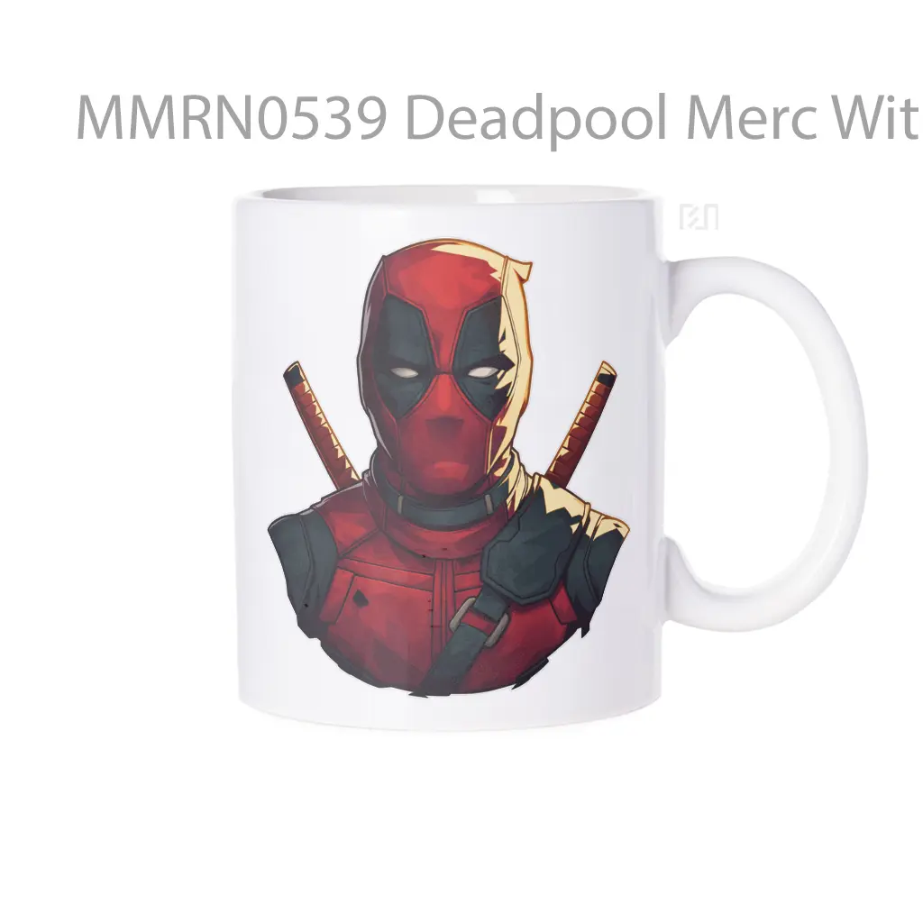 Deadpool Merc With Mouth Gelas Keramik Mug
