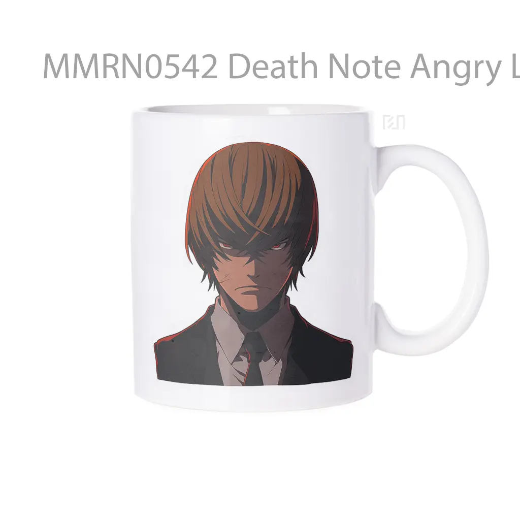 Death Note Angry Light Yagami Gelas Keramik Mug