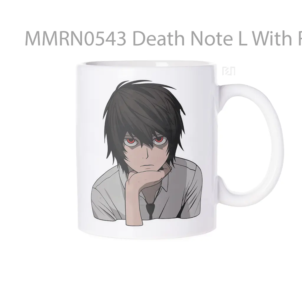 Death Note L With Red Eyes Gelas Keramik Mug