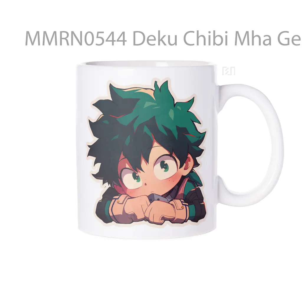Deku Chibi Mha Gelas Keramik Mug