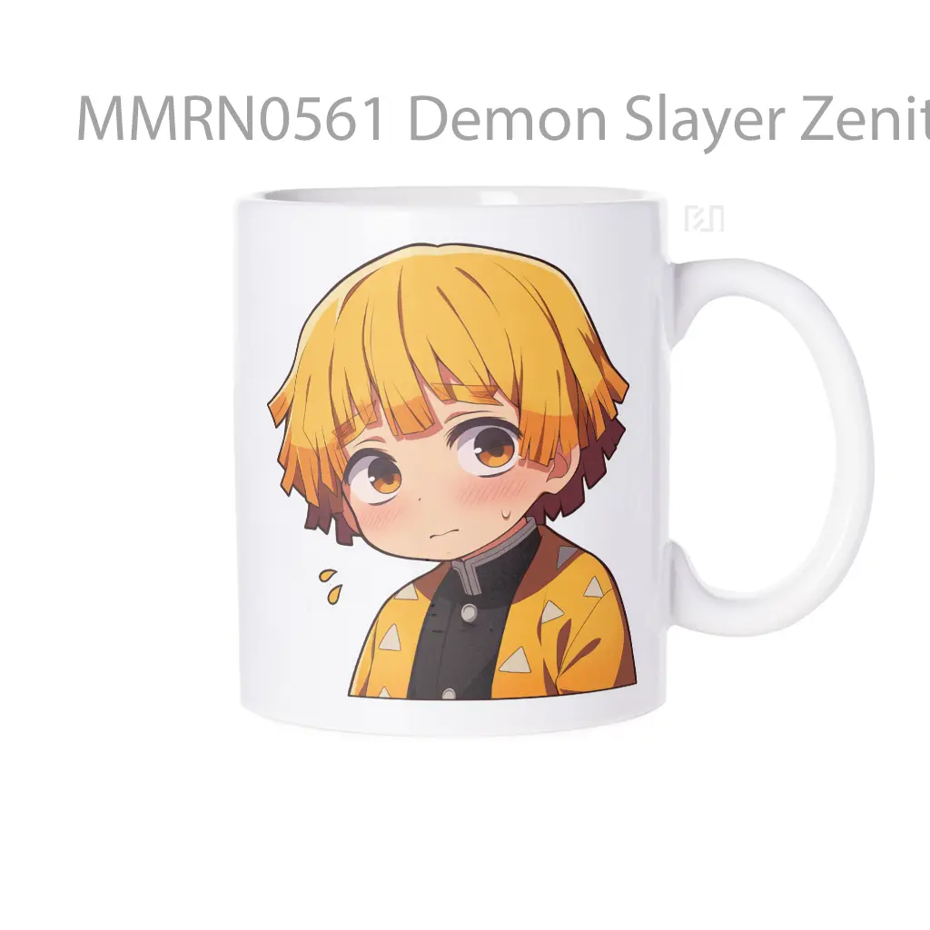 Demon Slayer Zenitsu Nervous Gelas Keramik Mug
