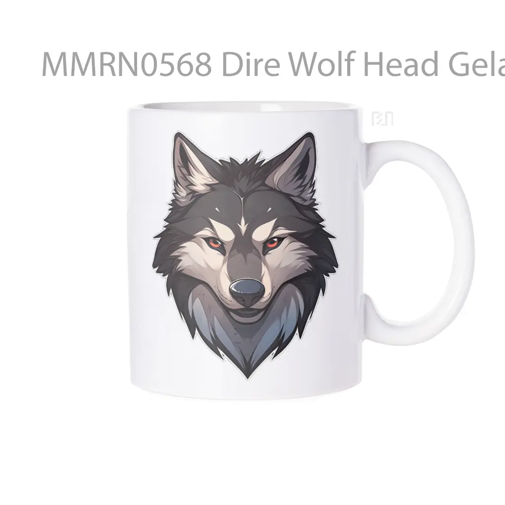 Dire Wolf Head Gelas Keramik Mug