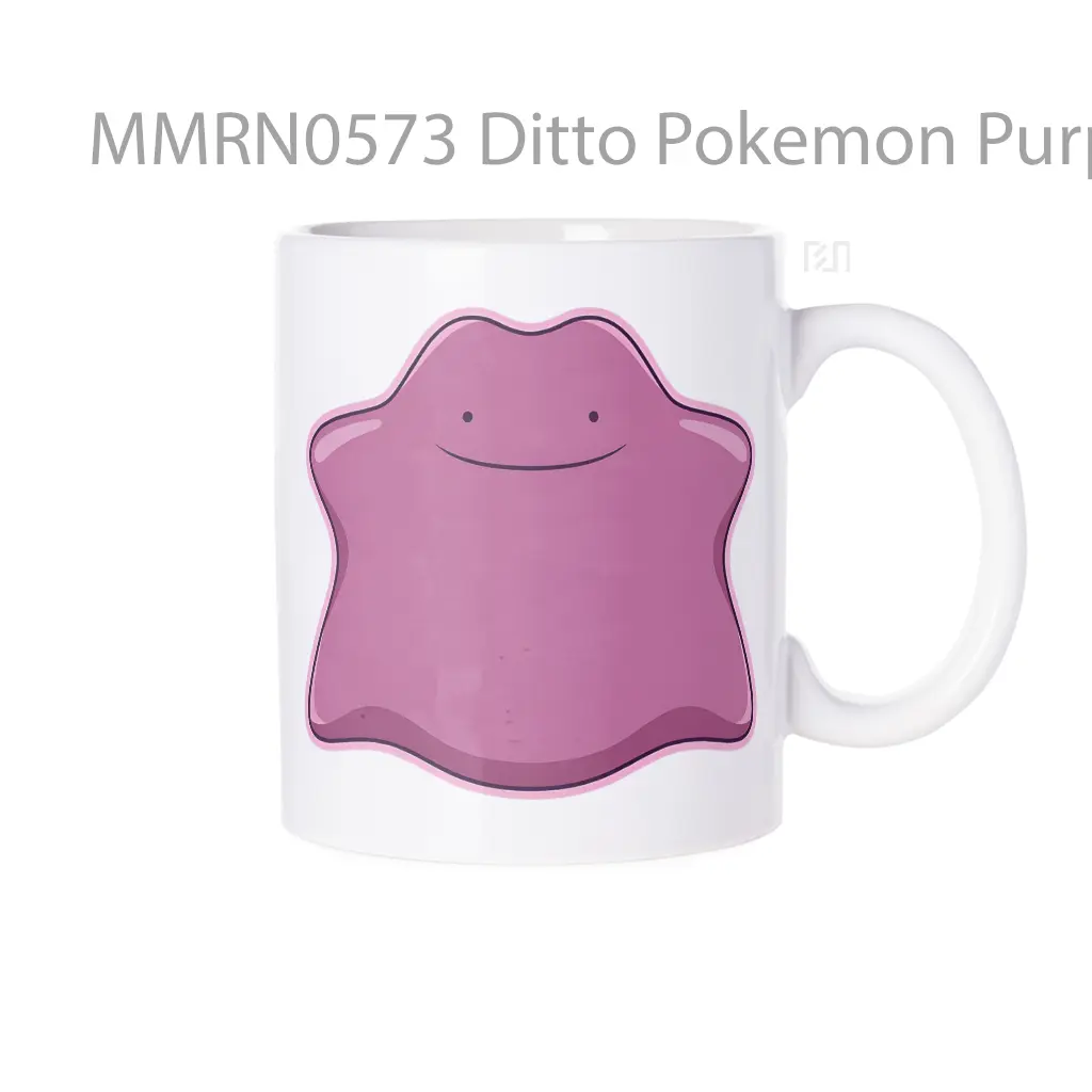 Ditto Pokemon Purple Gelas Keramik Mug