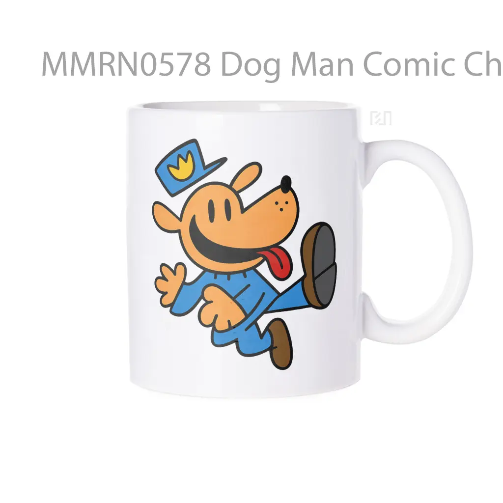 Dog Man Comic Character Gelas Keramik Mug