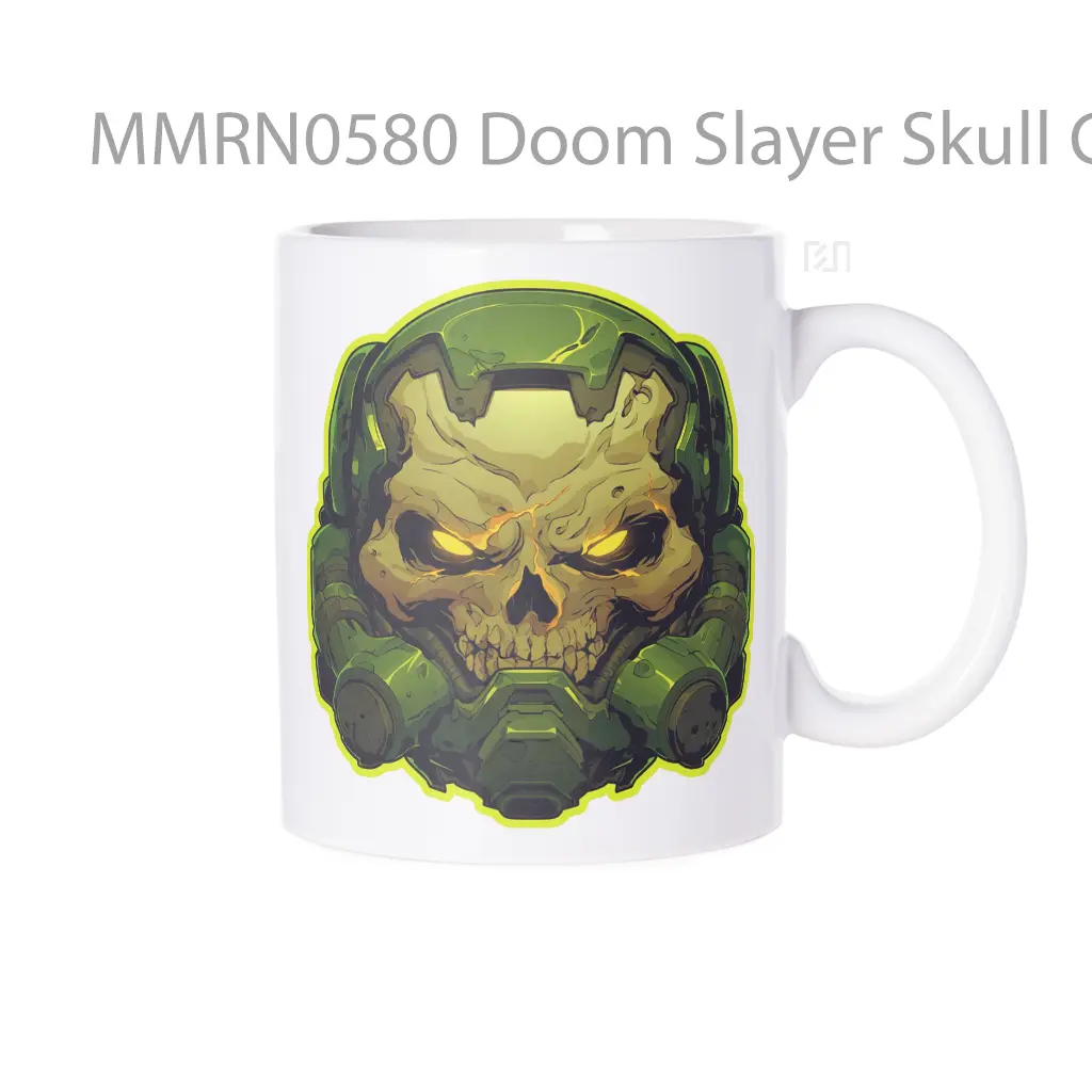 Doom Slayer Skull Gelas Keramik Mug