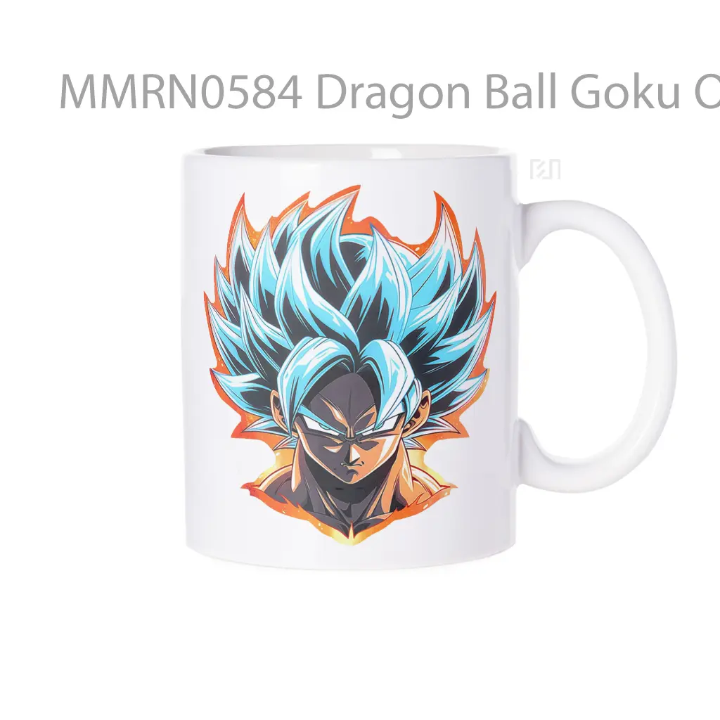 Dragon Ball Goku Orange Stroke Gelas Keramik Mug