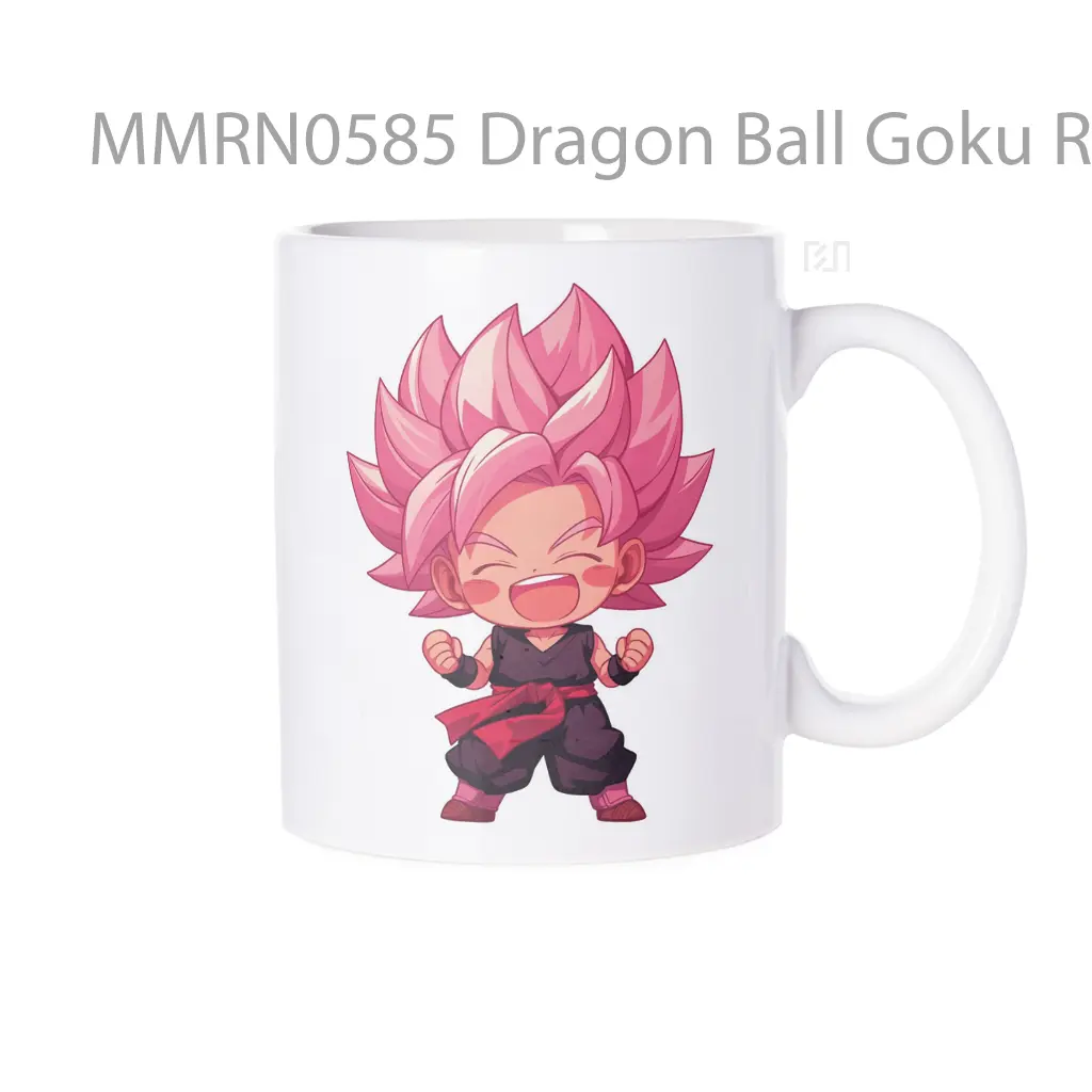 Dragon Ball Goku Rose Chibi Gelas Keramik Mug