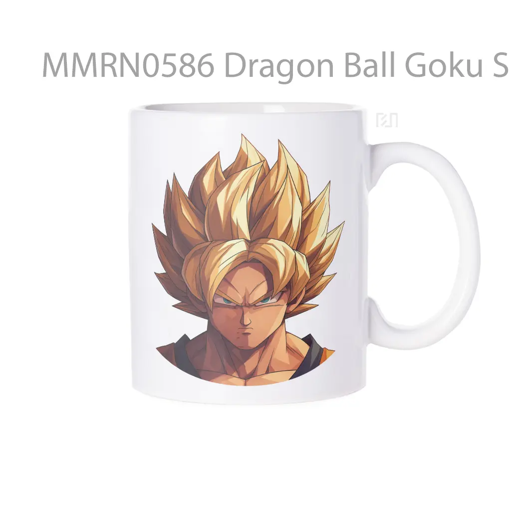 Dragon Ball Goku Super Saiyan Power Up Gelas Keramik Mug