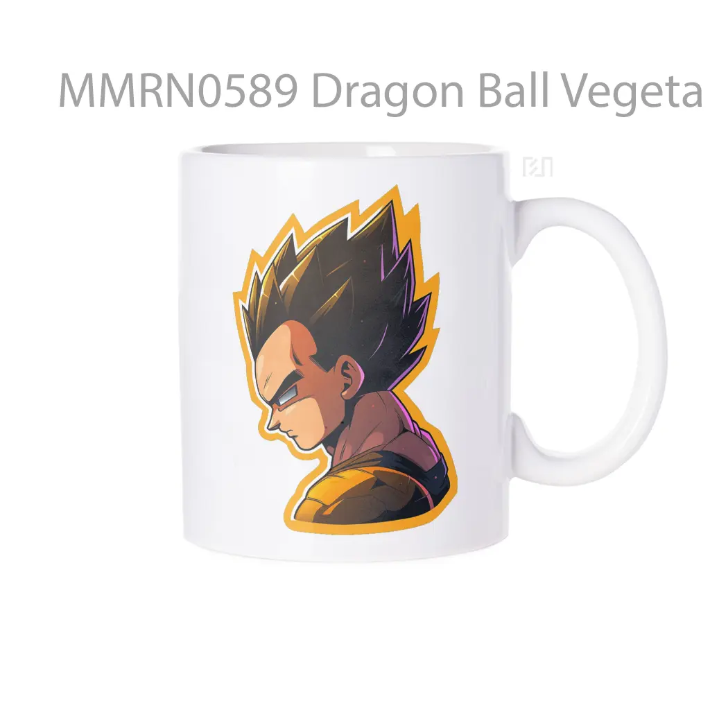Dragon Ball Vegeta Yellow Stroke Gelas Keramik Mug