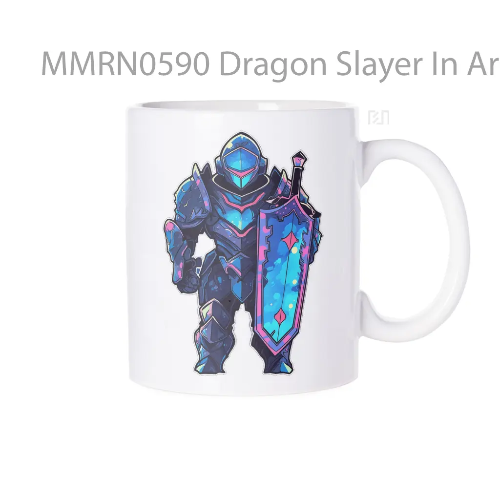 Dragon Slayer In Armor Gelas Keramik Mug