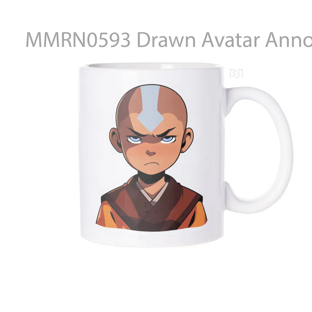 Drawn Avatar Annoyed Aang Gelas Keramik Mug
