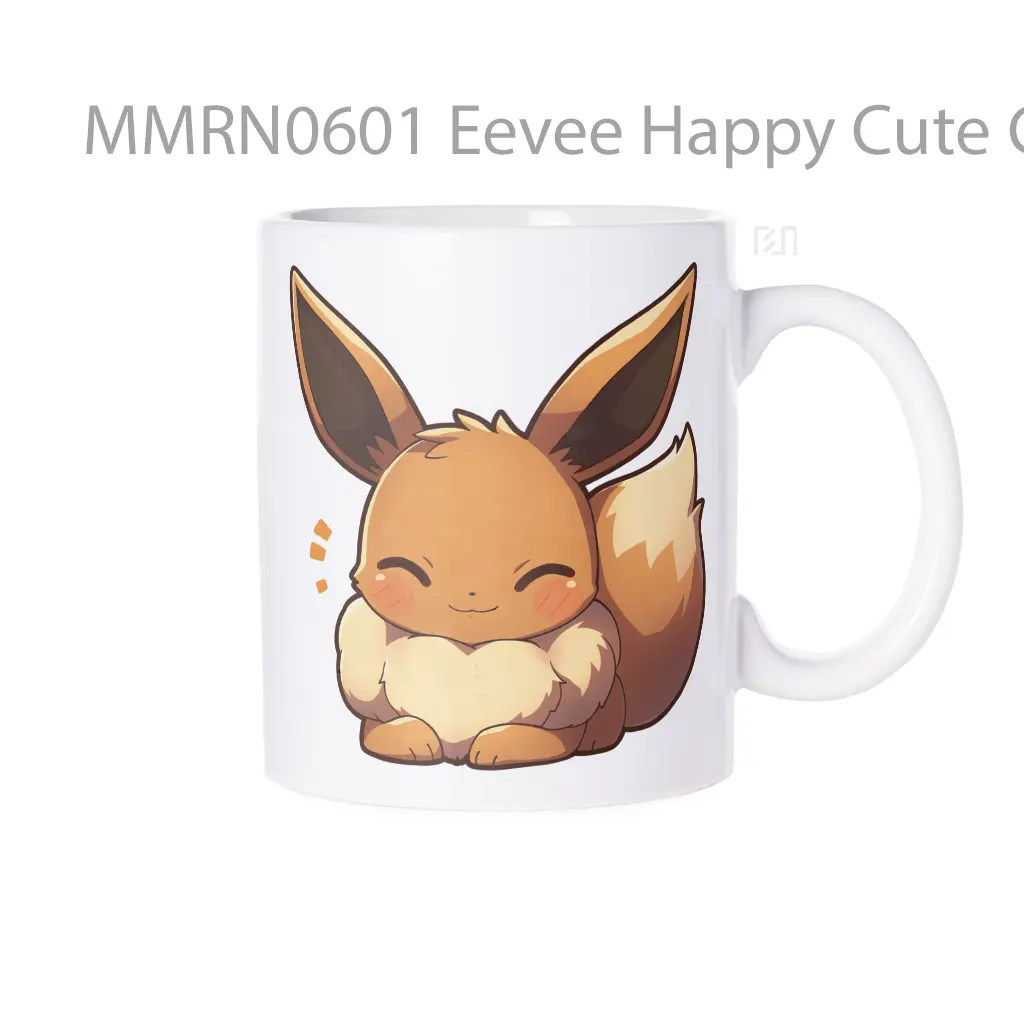 Eevee Happy Cute Gelas Keramik Mug