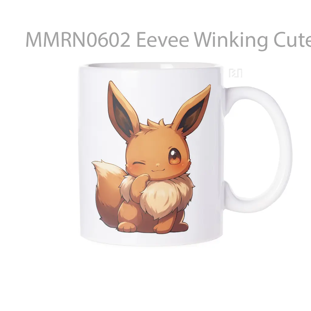 Eevee Winking Cute Gelas Keramik Mug