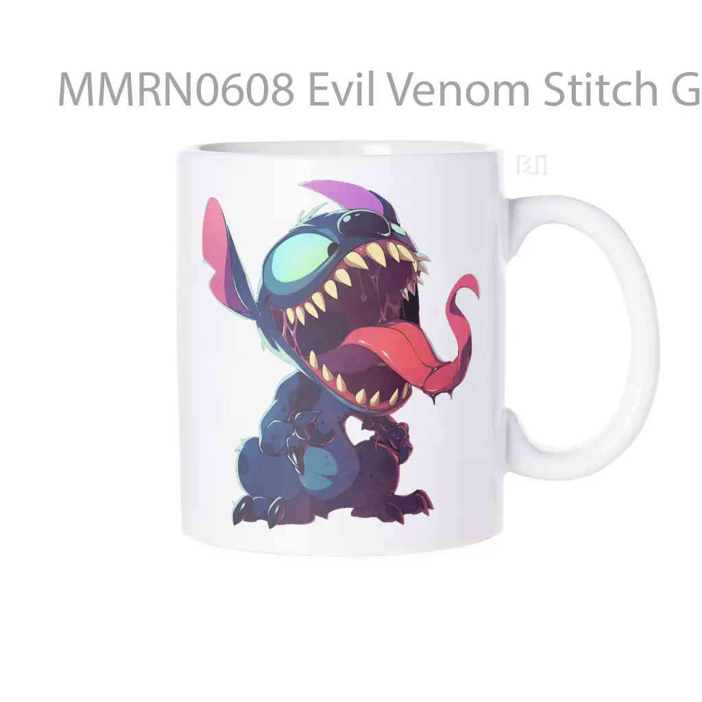 Evil Venom Stitch Gelas Keramik Mug