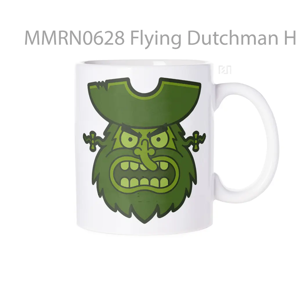 Flying Dutchman Head Spongebob Gelas Keramik Mug