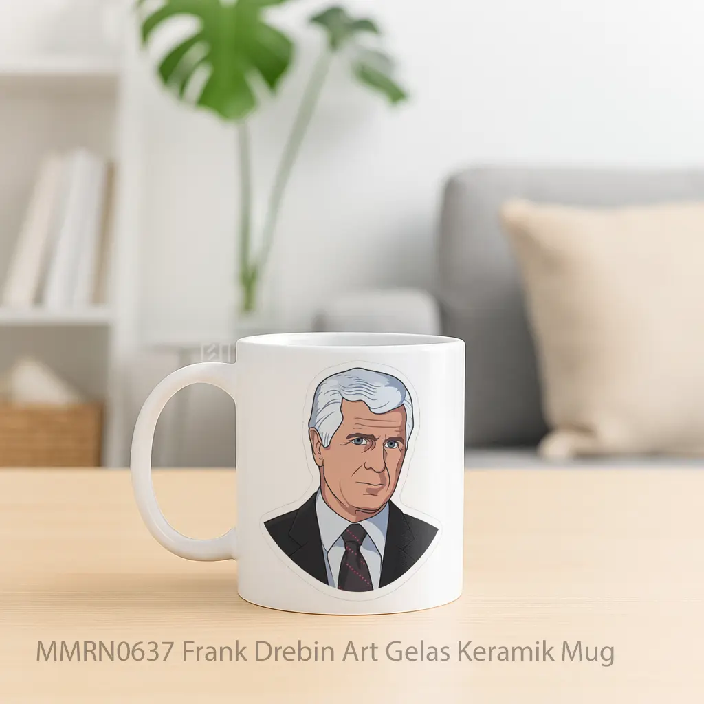 Frank Drebin Art Gelas Keramik Mug - Sudut 2