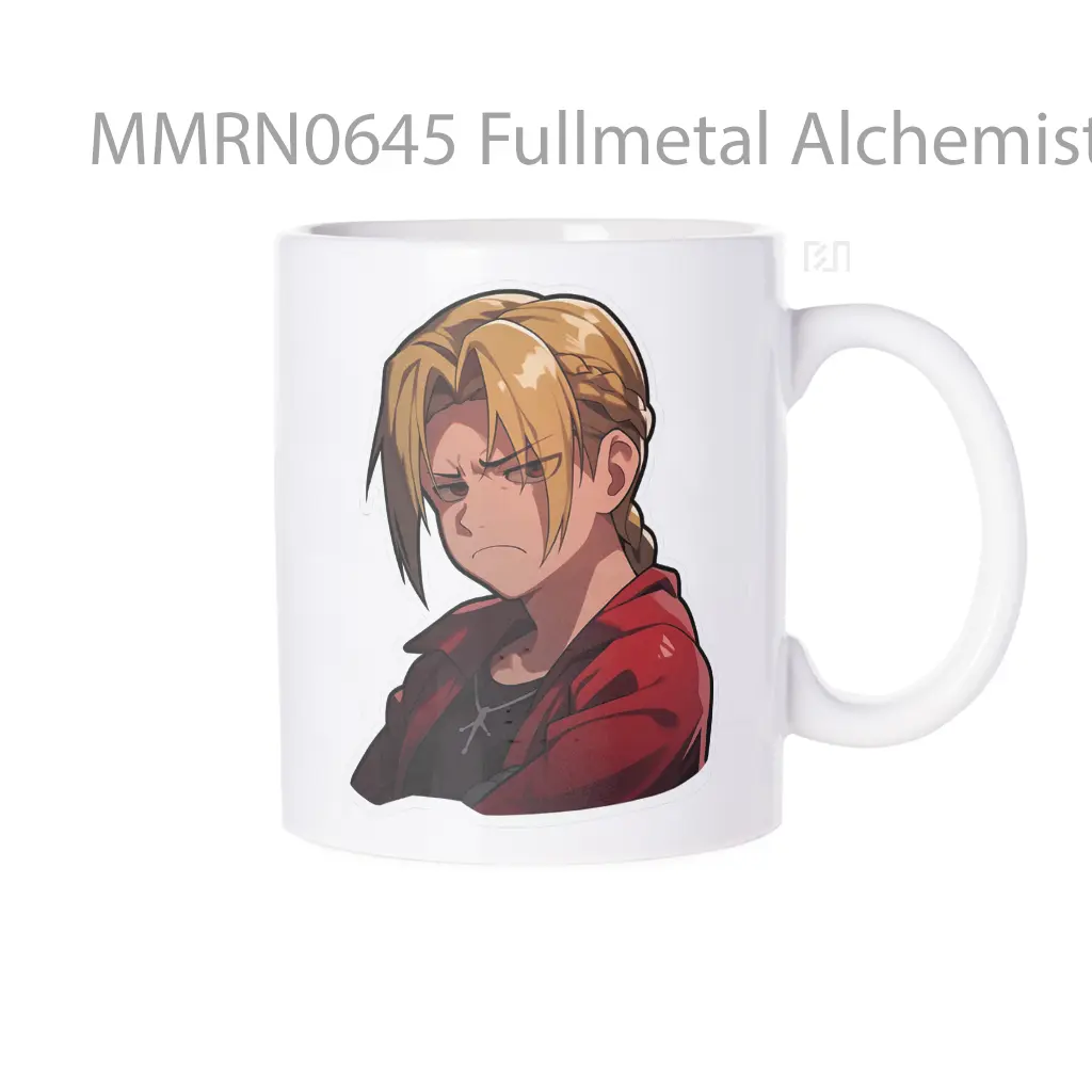 Fullmetal Alchemist Displeased Edward Elric Gelas Keramik Mug
