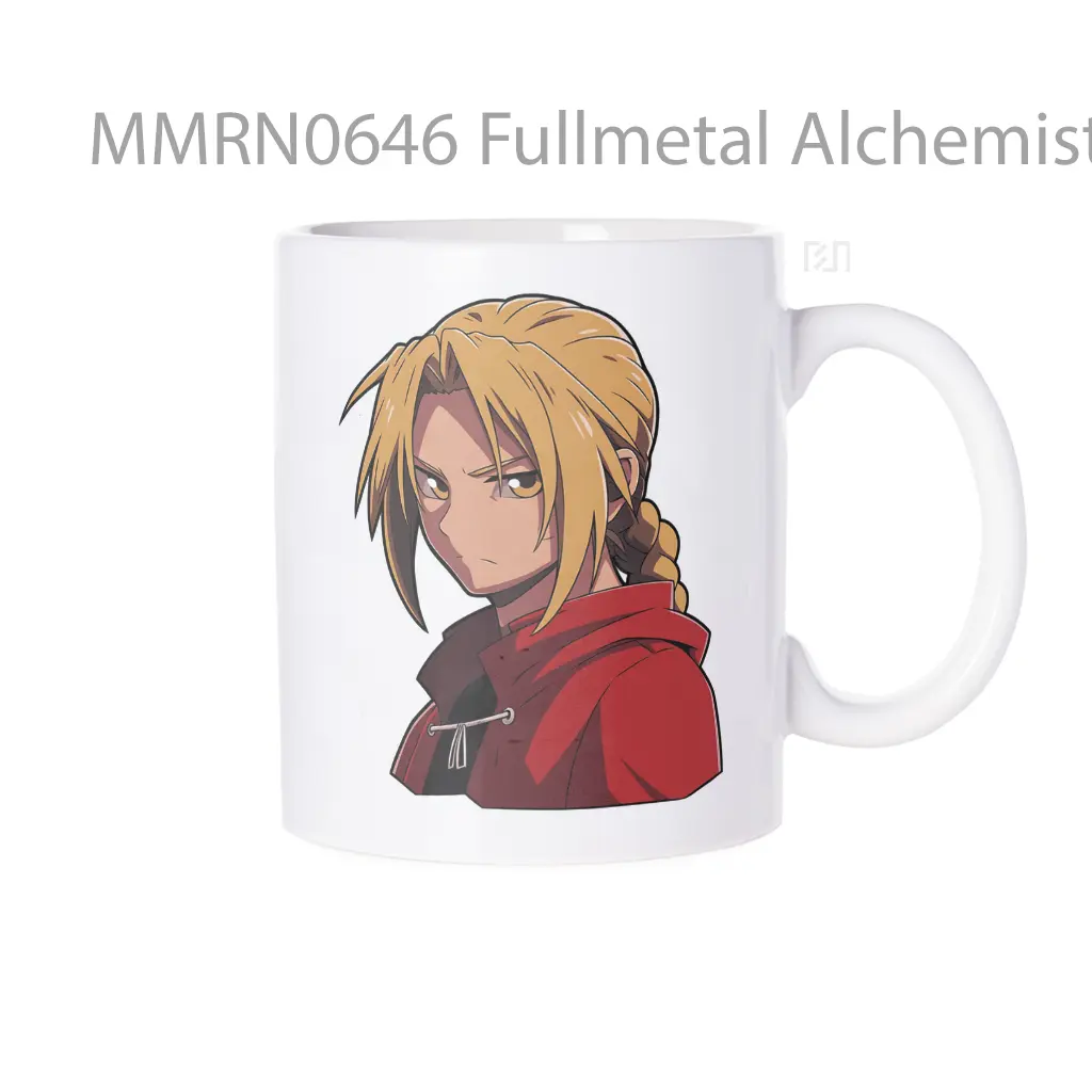 Fullmetal Alchemist Edward Elric Anime Gelas Keramik Mug