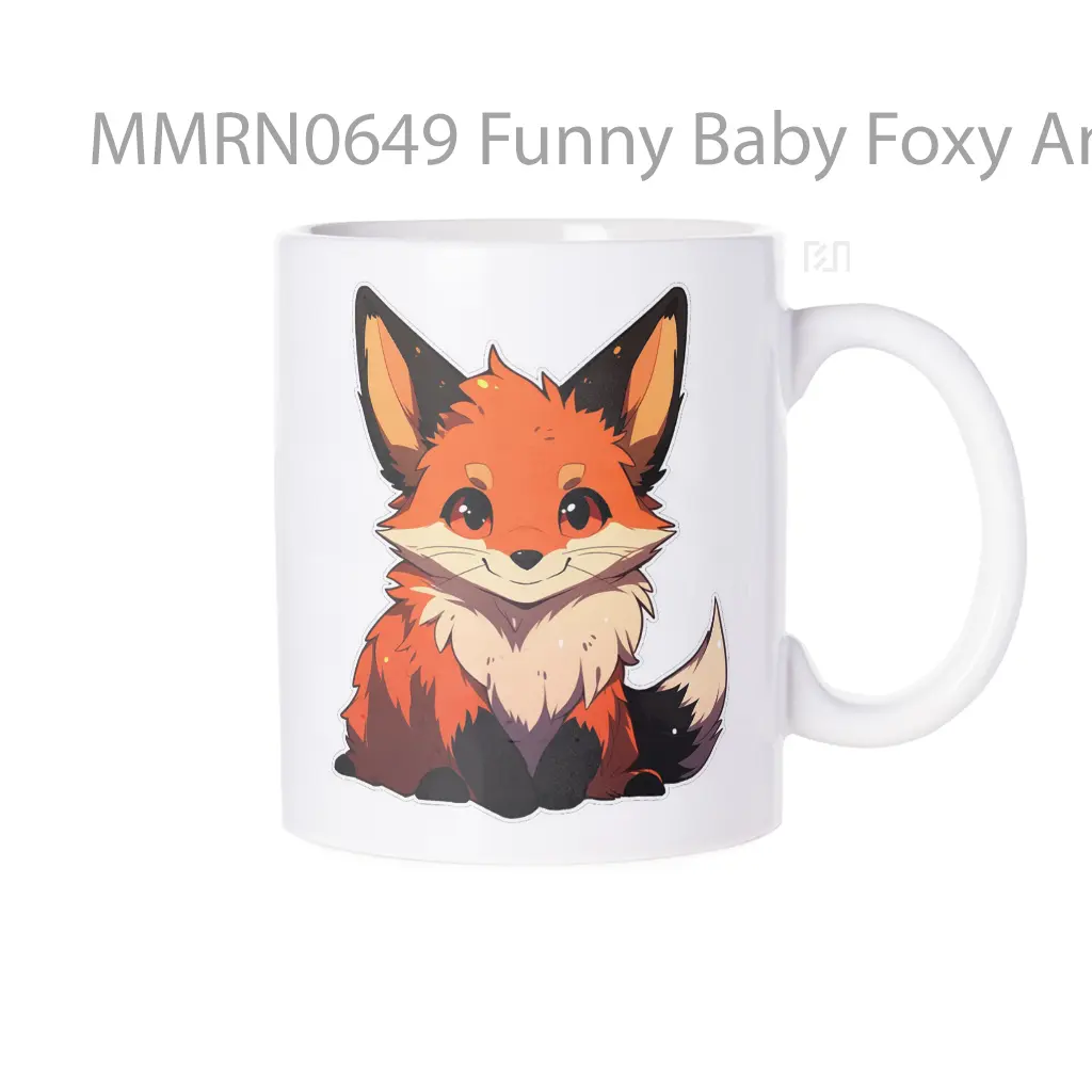 Funny Baby Foxy Animal Gelas Keramik Mug