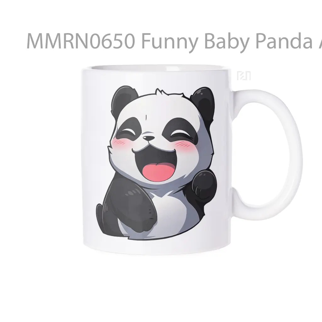 Mug Keramik Premium SNI - Funny Baby Panda Animal Gelas Keramik Mug