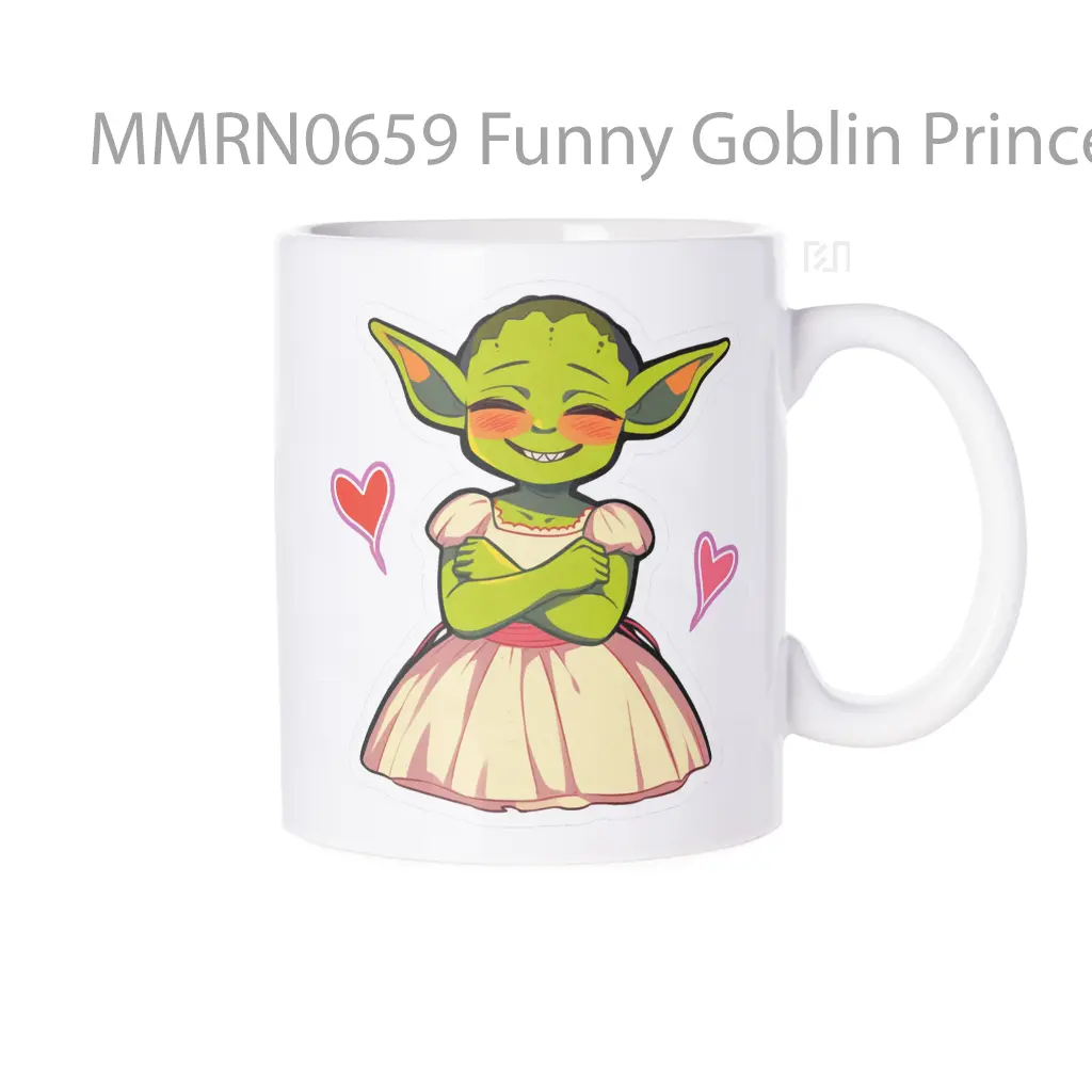 Funny Goblin Princess Gelas Keramik Mug