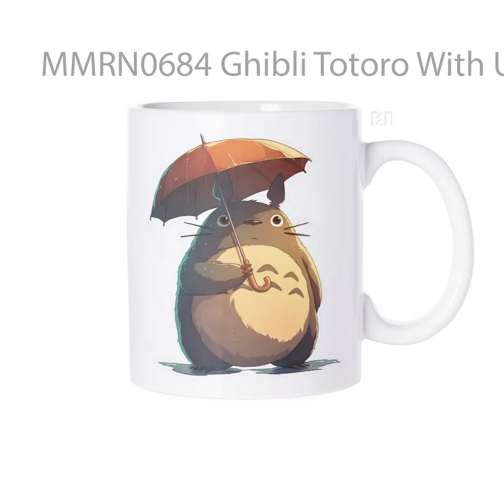 Ghibli Totoro With Umbrella Gelas Keramik Mug