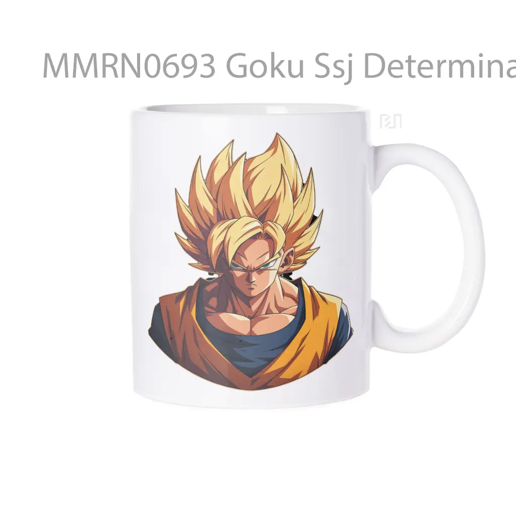 Goku Ssj Determination Gelas Keramik Mug