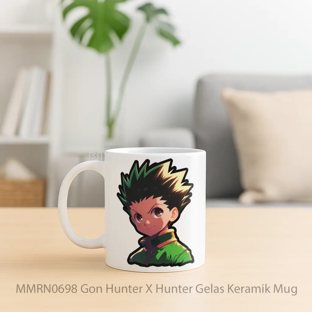 Gon Hunter X Hunter Gelas Keramik Mug - Sudut 2