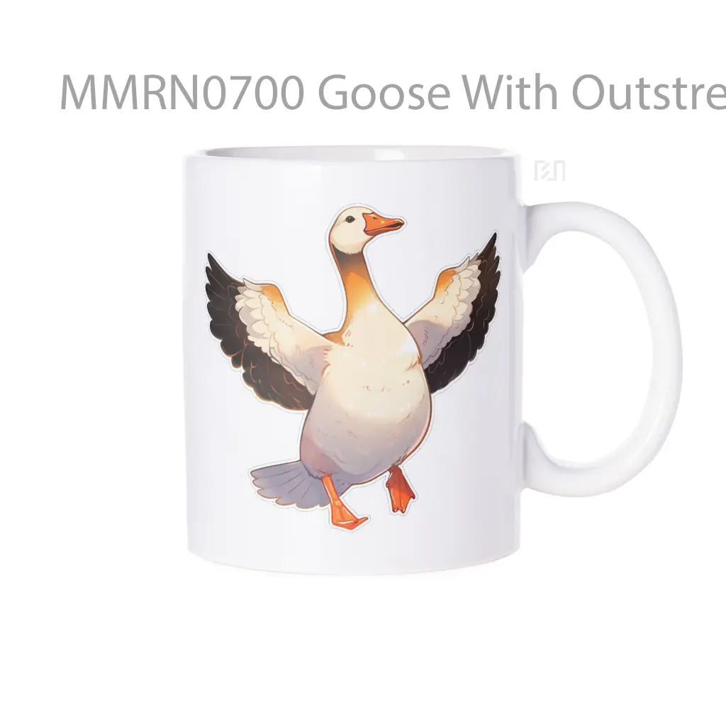Goose With Outstretched Wings Gelas Keramik Mug