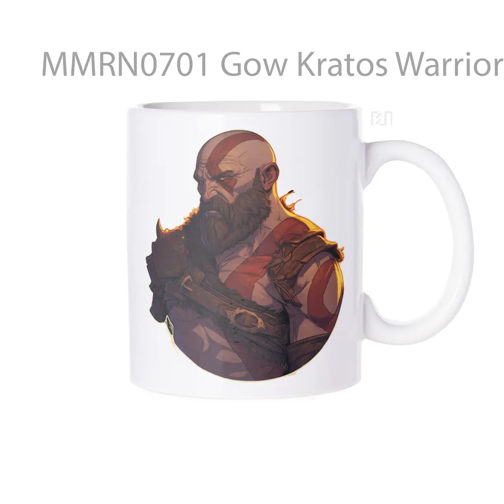 Gow Kratos Warrior Gelas Keramik Mug