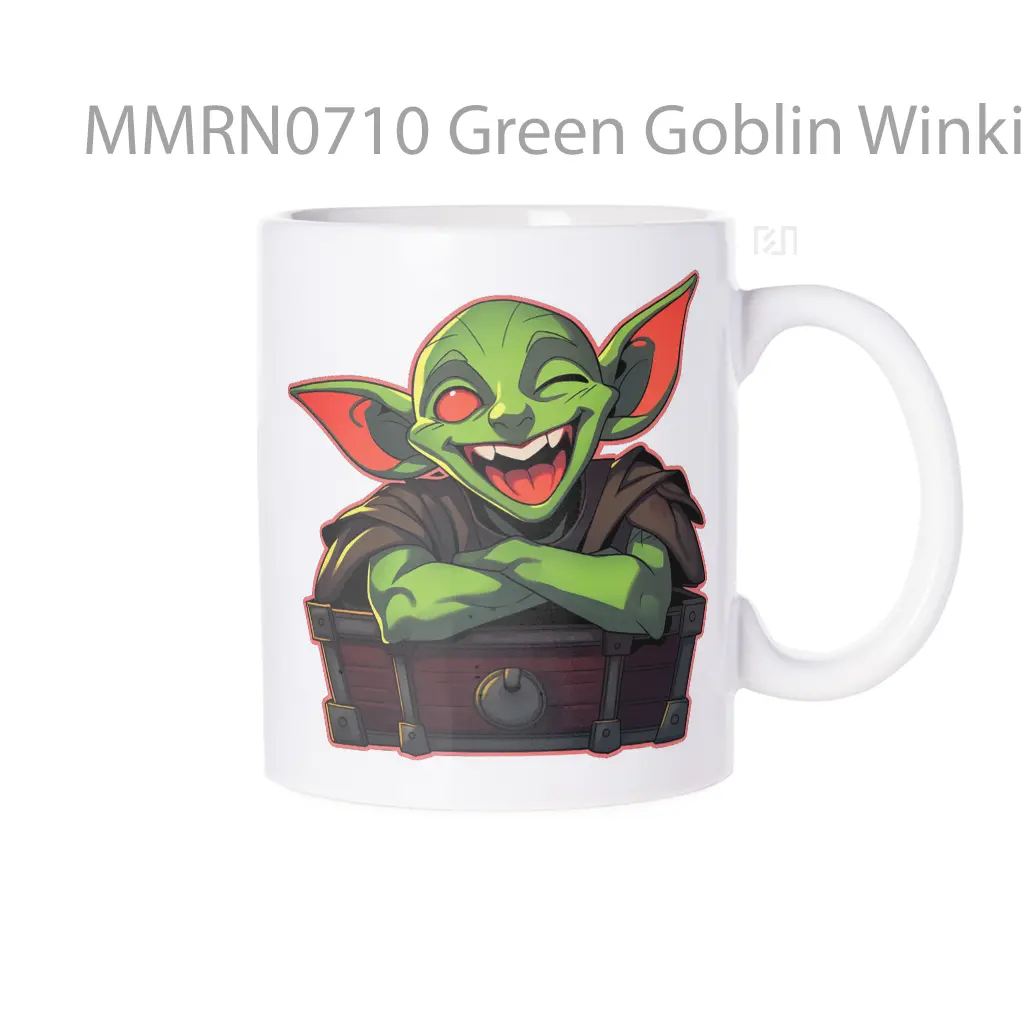 Green Goblin Winking Gelas Keramik Mug
