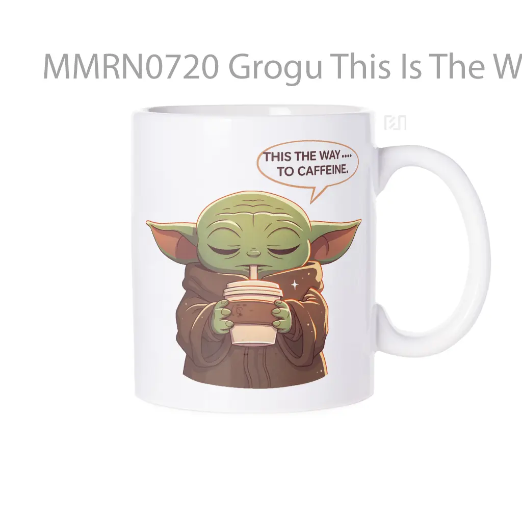 Grogu This Is The Way Coffee Gelas Keramik Mug