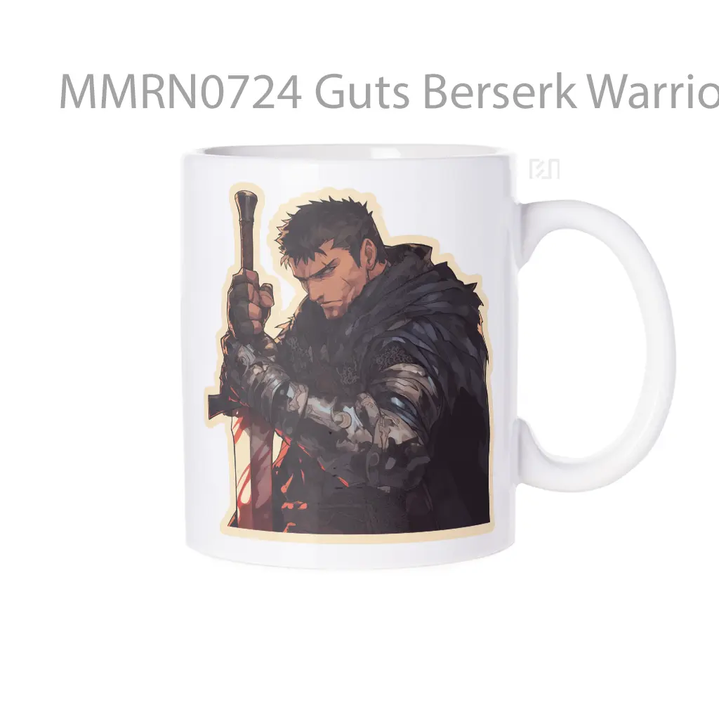 Guts Berserk Warrior Gelas Keramik Mug