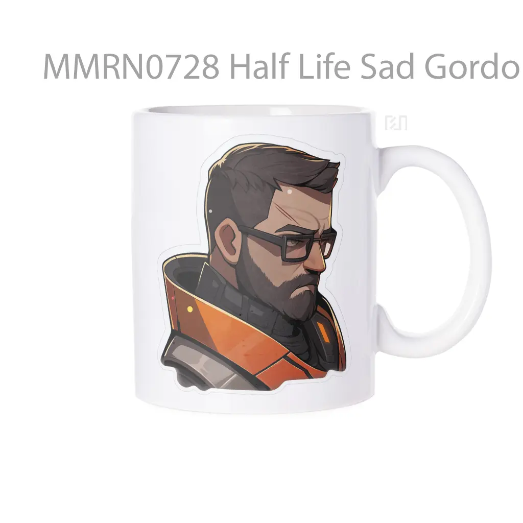Half Life Sad Gordon Freeman Gelas Keramik Mug