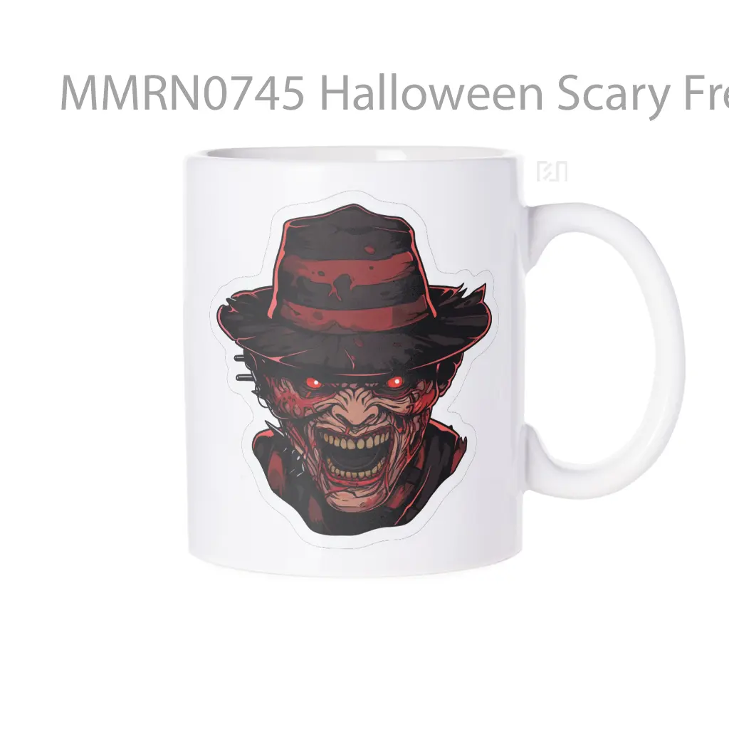 Halloween Scary Freddy Krueger Gelas Keramik Mug