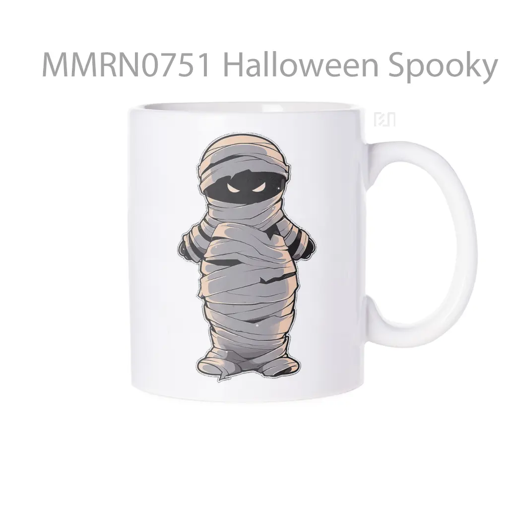 Halloween Spooky Mummy Gelas Keramik Mug