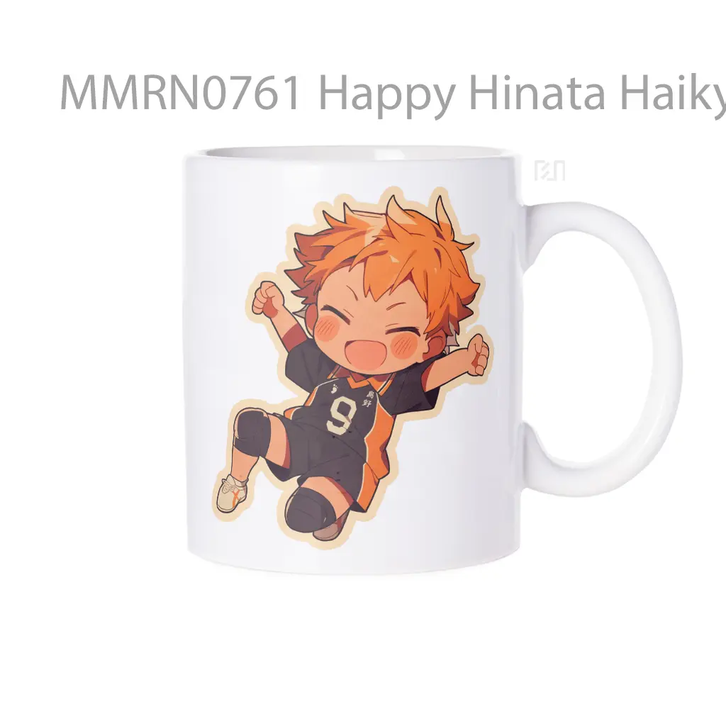 Happy Hinata Haikyuu Chibi Gelas Keramik Mug