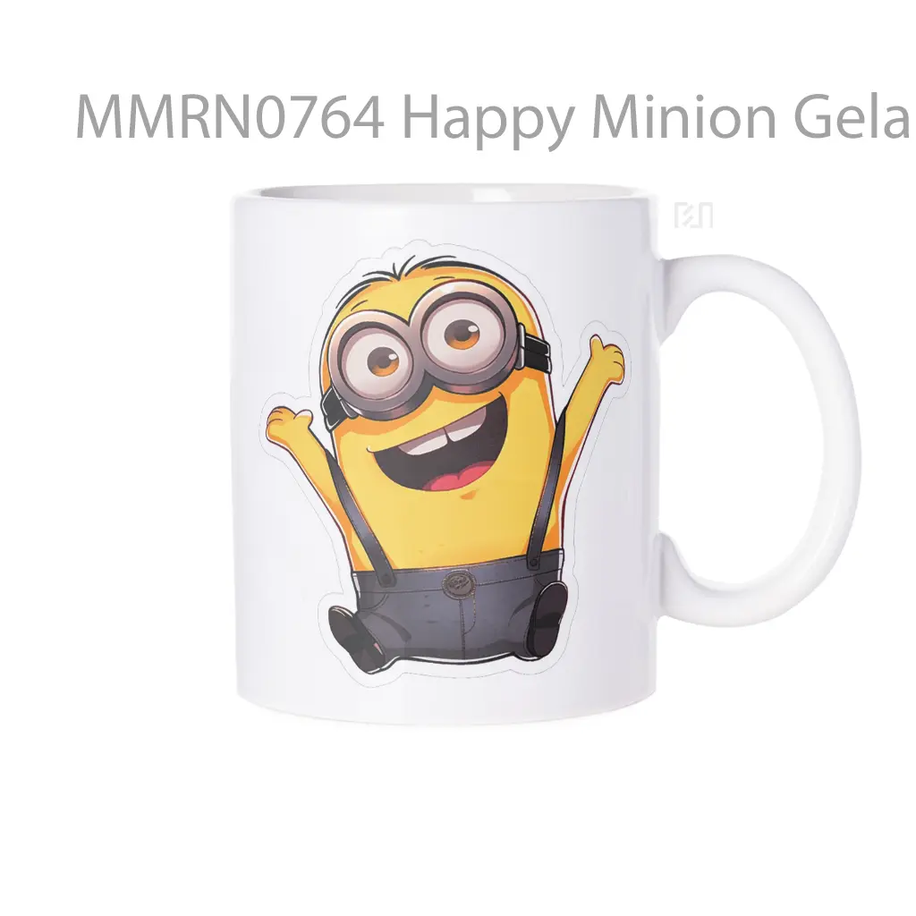Happy Minion Gelas Keramik Mug