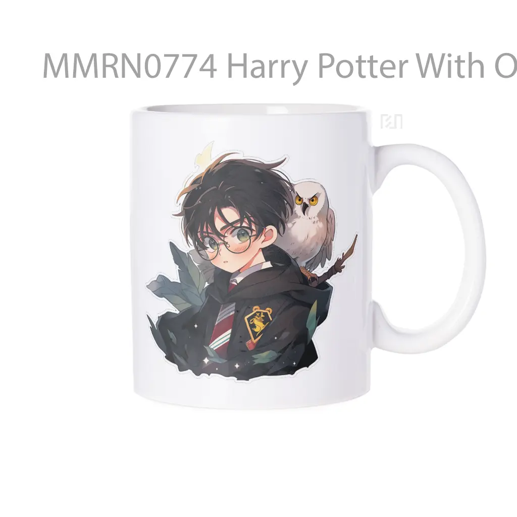 Harry Potter With Owl Art Gelas Keramik Mug