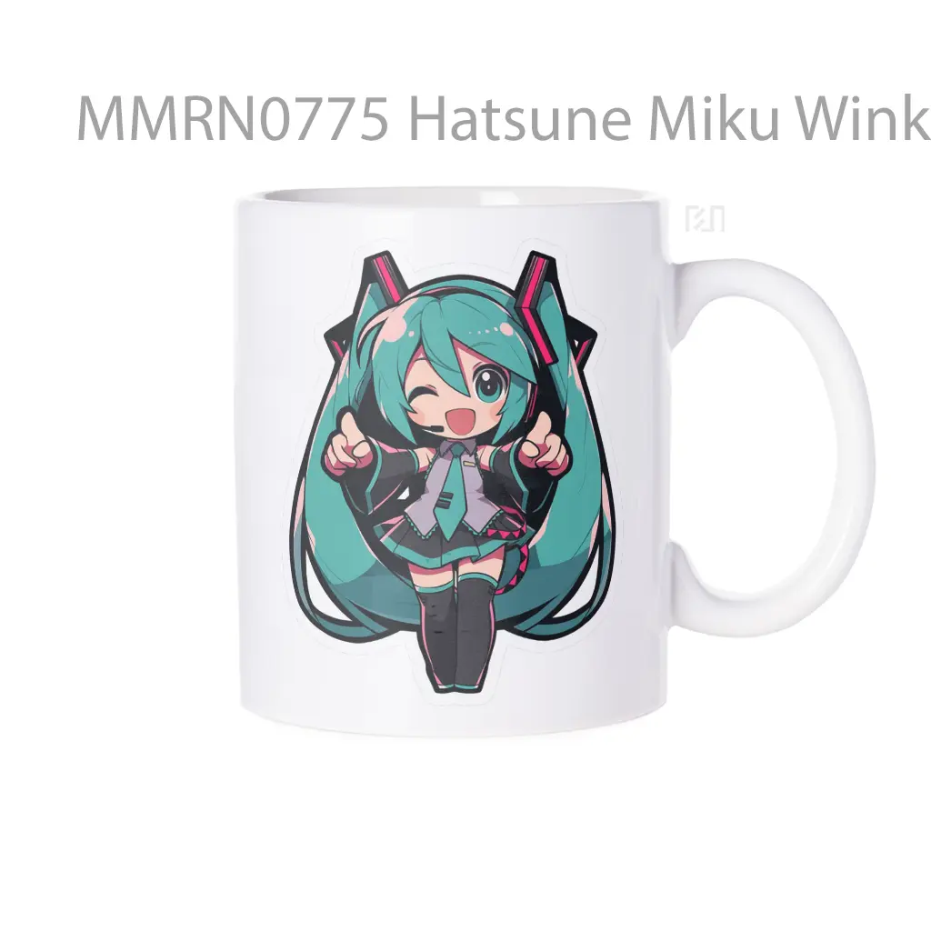 Hatsune Miku Wink Gelas Keramik Mug