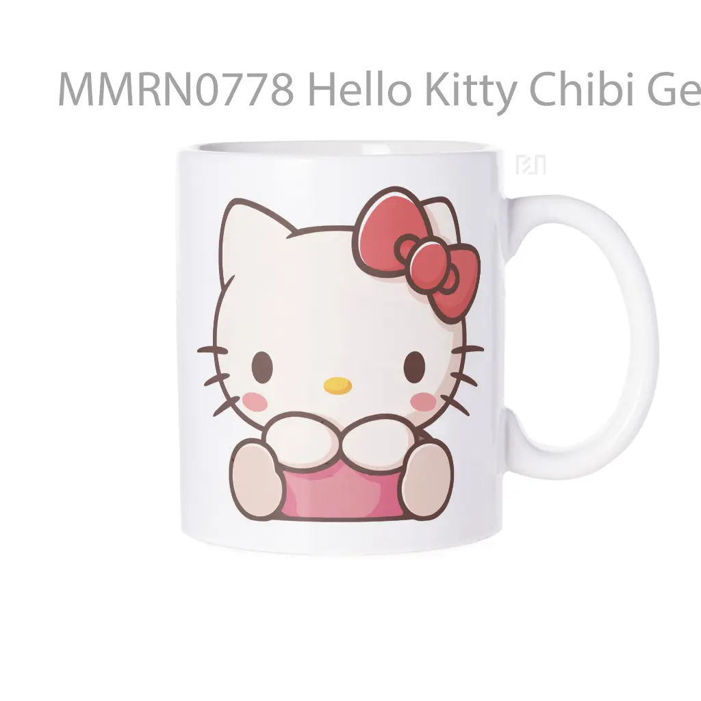Hello Kitty Chibi Gelas Keramik Mug